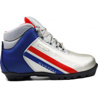 Лыжные ботинки SNS Marax System Comfort серебро-синий