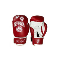 Боксерские перчатки Vagro Sport Ring RS910, 10oz, красный
