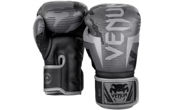 Перчатки Venum Elite 1392-536-10oz серый\камуфляж 600_380