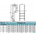 Лестница для бассейна Poolmagic MU 515 AISI 316 5 ступеней 75_75