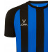 Футболка игровая Jogel Camp Striped Jersey, синий/черный 75_75