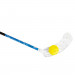 Клюшка для флорбола Realstick Kidscamp MR-KF-KC65L, 65см, +мяч, левый крюк, композит, чер-син 75_75
