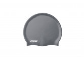 Шапочка для плавания Atemi silicone cap Asphalt grey TSE1GY серый