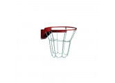Кольцо баскетбольное антивандальное №7 с сеткой металл. Ellada М156
