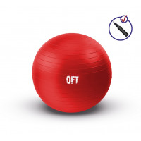 Гимнастический мяч Original Fit.Tools FT-GBR-65RD (65 см) красный