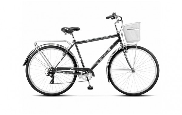 Велосипед 28" Stels Navigator 350 V (7-ск) Z010 LU095303 Черный 2023 600_380