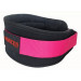 Атлетический пояс Grizzly Soflex Nylon Pro Weight Training Belt 8837L-0462 черный\розовый 75_75