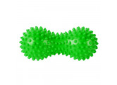 Массажер двойной мячик с шипами (ПВХ) B32130, зеленый