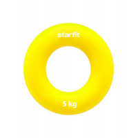 Эспандер кистевой Core Star Fit ES-403 "Кольцо", d7 см, 5 кг, силикогель, желтый