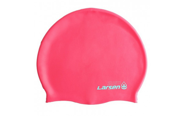 Шапочка для плавания Larsen MC48, силикон, розовый 600_380