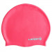 Шапочка для плавания Larsen MC48, силикон, розовый 75_75