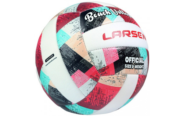 Мяч волейбольный Larsen Beach Volleyball Pink/Blue 600_380