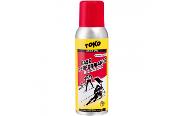 Экспресс смазка TOKO Base Performance Liquid Paraffin Red (-4°С -12°С) 100 ml. 600_380