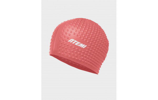 Шапочка для плавания Atemi bubble cap Bright red FBC1R красный 600_380