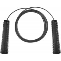 Скакалка с металлическим шнуром, для фитнеса Bradex 3 метра SF 0878 черный