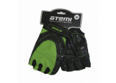 Перчатки для фитнеса Atemi AFG06GN черно-зеленые