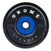 Диск обрезиненный Grome Fitness WP-080 20кг
