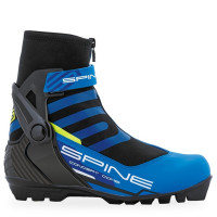 Лыжные ботинки SNS Spine Combi 468 синий/черный/салатовый