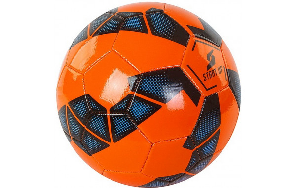 Мяч футбольный для отдыха Start Up E5131 оранж/черный р.5 600_380