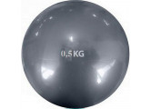 Мяч Пилатес (Медбол) с утяжелителем 0,5 кг, d16 см, цвета в ассортименте