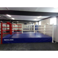 Боксерский ринг на помосте 0,5 м Totalbox размер по канатам 4×4 м РП 4-05