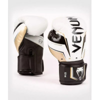 Перчатки Venum Elite Evo 04260-226-10oz белый\золотой