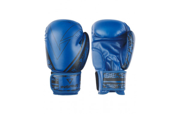 Перчатки боксерские 10 oz Insane ODIN, ПУ, синий 600_380