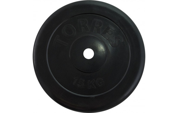Диск обрезиненный Torres 15 кг PL507215, d.25мм 600_380