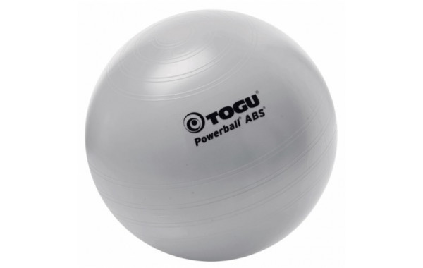 Мяч гимнастический TOGU ABS Powerball, 65 см, серебряный 406651 600_380