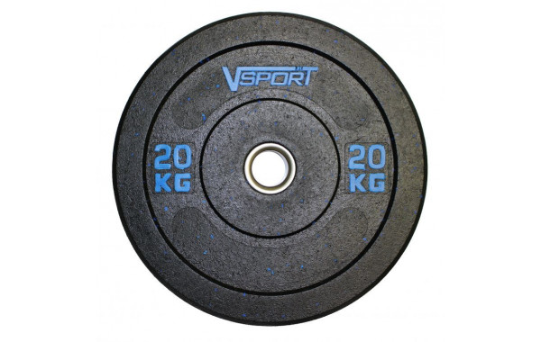 Диск бамперный V-Sport черный 20 кг FTX-1037-20 600_380