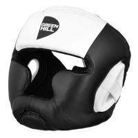 Боксерский шлем Green Hill Poise HGP-9015, черно-белый