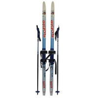 Детский комплект Sable лыжи, палки, крепления