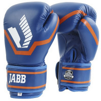 Боксерские перчатки Jabb JE-2015/Basic 25 синий 12oz
