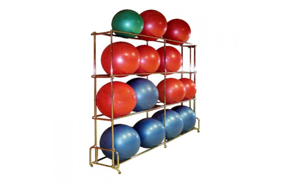 Стеллаж для гимнастических мячей (16 шт) Spektr Sport 600_380