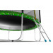 Батут с внешней сеткой и лестницей EVO Jump External 12ftt, зеленый 75_75