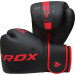 Перчатки тренировочные RDX BGR-F6MR-10OZ черный\красный матовый 75_75