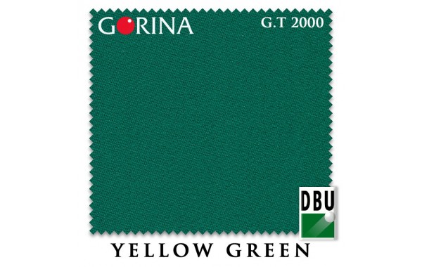 Сукно Gorina Granito Tournament 2000 Yellow Green 60М 197cm 600_380