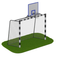 Ворота для минифутбола + стойка для баскетбола ARMS ARMS080.1