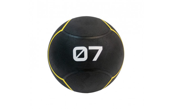 Мяч тренировочный 7 кг Original Fit.Tools FT-UBMB-7 черный 600_380