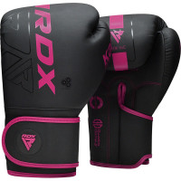 Перчатки тренировочные RDX F6 BGR-F6MP-6OZ розовый