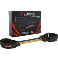 Эспандер Torres латеральный, сопротивление 9-34 кг AL0045 оранжево-черно-серый