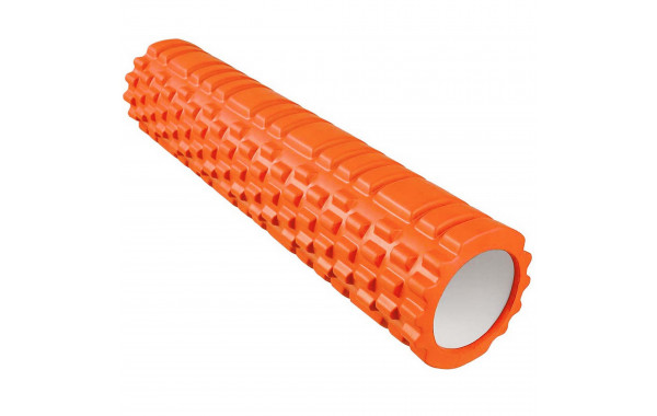 Ролик для йоги 61х14см Sportex ЭВА/АБС E29390 оранжевый 600_380