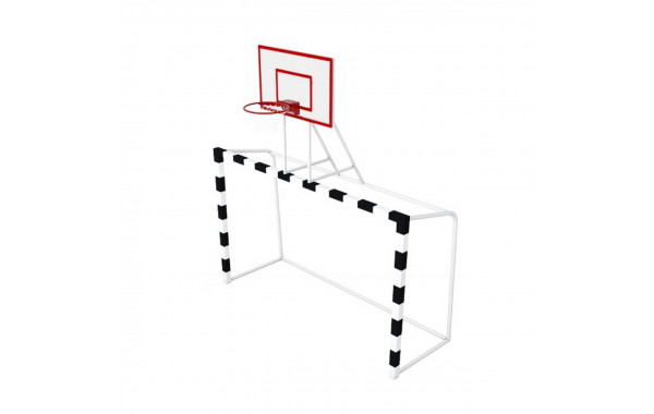 Ворота мини футбольные гандбольные с баскетбольным щитом Dinamika ZSO-003808 600_380