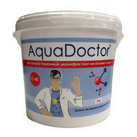 Хлор AquaDoctor 1кг ведро, гранулы, быстрорастворимый AQ15540