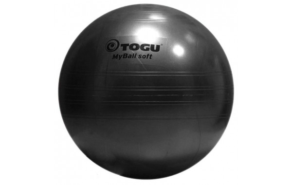 Мяч гимнастический TOGU My Ball Soft, 55 см Черный перламутровый 418555 600_380