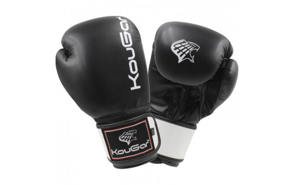 Боксерские перчатки Kougar KO400-6, 6oz, черный 600_380