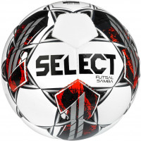 Мяч футзальный Select Futsal Samba v22 1063460009, р.4,FIFA Basic, 32п, ТПУ, руч.сш, бел-кр-черн