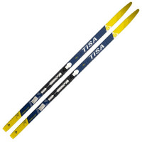 Лыжный комплект Tisa Sport Step Jr. с креплениями синий\желтый