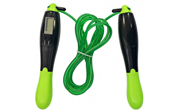 Скакалка с электронным счетчиком 280см Sportex E32634-3 зеленый 600_380