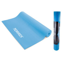 Коврик для йоги Torres PVC 172х60x0,3 см, YL10013 голубой